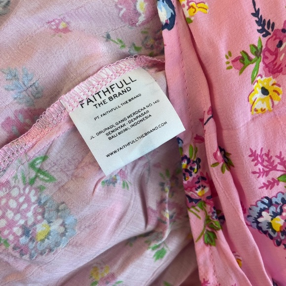 NWT Faithfull La Colle Wrap Top in Juliette Floral size S - Picture 5 of 6
